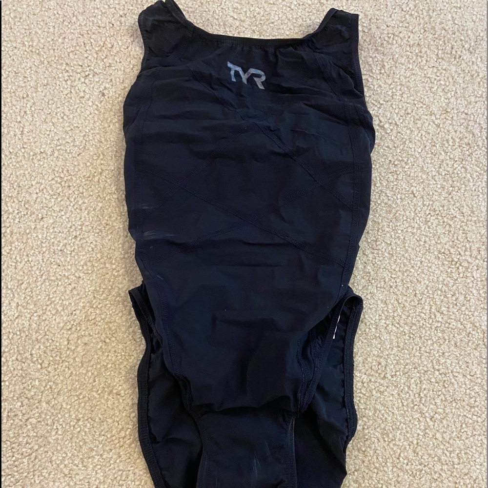 TYR black tech suit